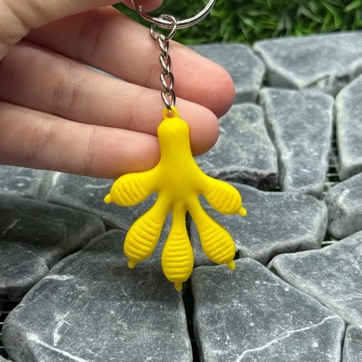 Gecko Foot Keychain