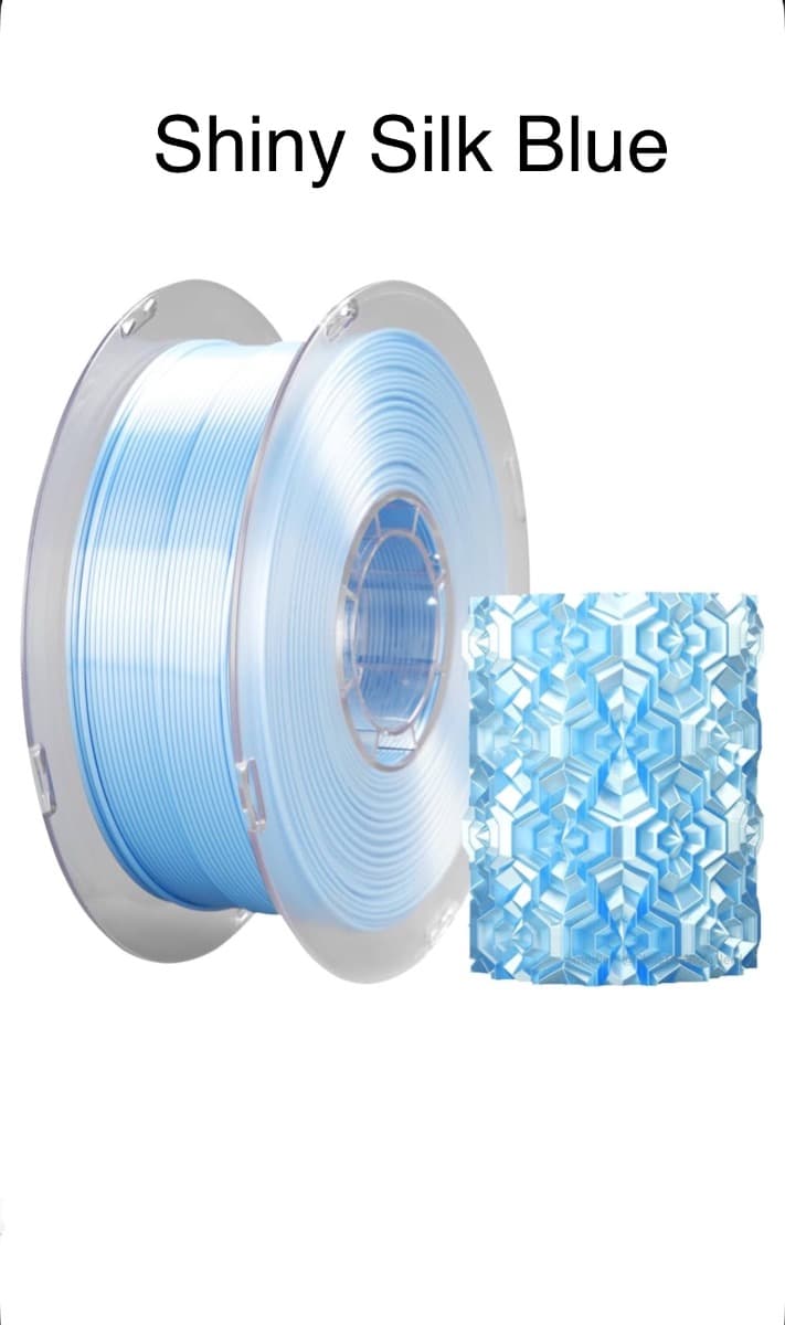 Shiny Silk Blue